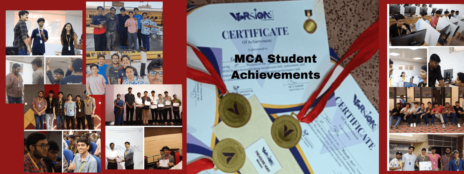 MCA Student Achivements banner